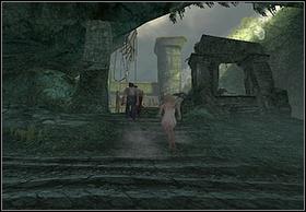 Youll reach the gigantic cave, with stairs in the center - Venatosaurus - Walkthrough - Peter Jacksons King Kong - Game Guide and Walkthrough