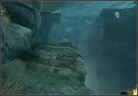 At the beginning, run from the cave and fallow Ann along the precipice to the place, where Carl was hijacked once - Heading Back - Walkthrough - Peter Jacksons King Kong - Game Guide and Walkthrough