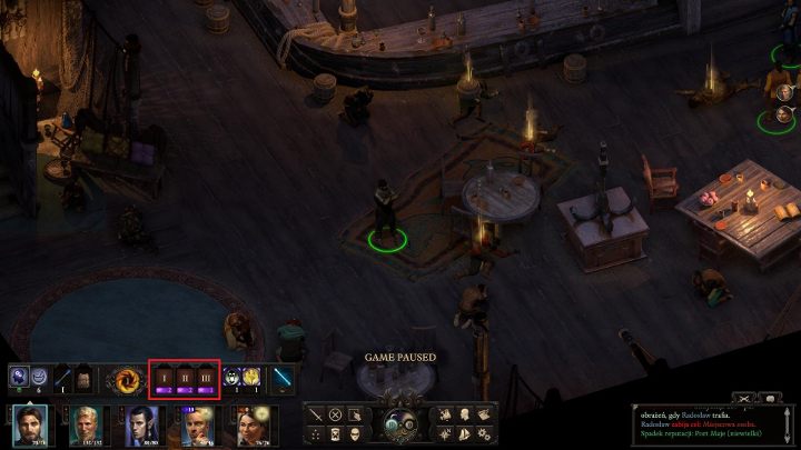 The marked spot shows where you can find spells and their number of uses. - Pillars of Eternity 2: Power Sources of classes - Pillars Of Eternity 2: Basics - Pillars Of Eternity 2 Deadfire Game Guide