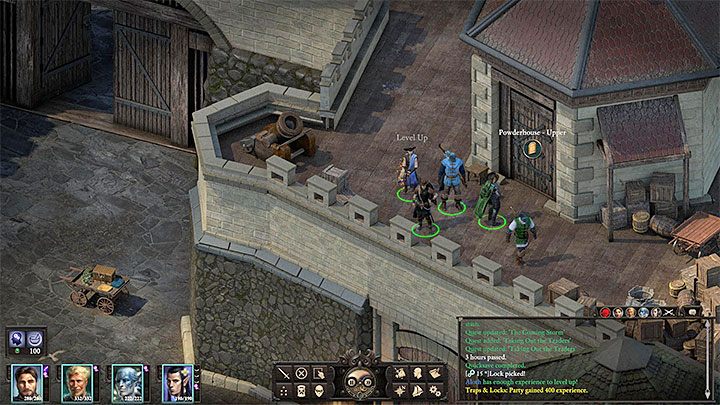 Move to the Brass Citadel district and head towards the gunpowder magazine (M13,5) - Pillars Of Eternity 2: Variant 5 - Huana support - Walkthrough - Pillars Of Eternity 2: The Coming Storm - journey to the final location - Pillars Of Eternity 2 Deadfire Game Guide