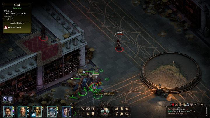 Once inside Bekarnas Observatory (M42), head straight ahead - you will quickly stumble upon a group of mercenaries - Pillars Of Eternity 2: Bekarnas Folly - Walkthrough - Pillars Of Eternity 2: Side quests Bekarnas Observatory - Pillars Of Eternity 2 Deadfire Game Guide
