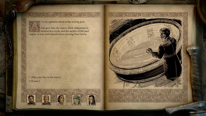 This will initiate a paragraph scene - select the option to dip your face in water to continue - Pillars Of Eternity 2: Bekarnas Folly - Walkthrough - Pillars Of Eternity 2: Side quests Bekarnas Observatory - Pillars Of Eternity 2 Deadfire Game Guide