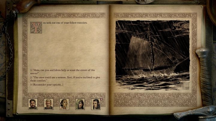 Option two - Ask a companions aid - Pillars Of Eternity 2: Traveling by ship guide - Pillars Of Eternity 2: Traveling by ship - Pillars Of Eternity 2 Deadfire Game Guide