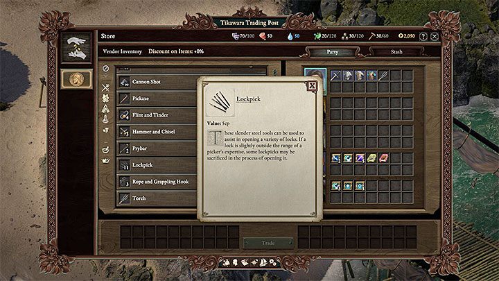 It is a good idea to search for lockpicks while exploring the game world - Pillars Of Eternity 2: How to open locked doors and chests? - Pillars Of Eternity 2: FAQ - Pillars Of Eternity 2 Deadfire Game Guide