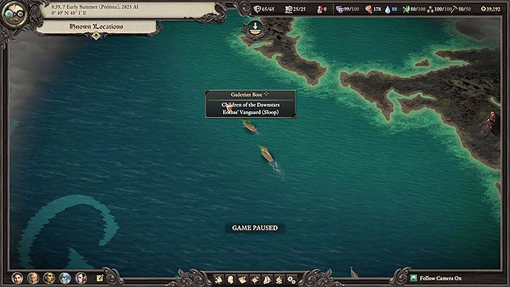 Board your ship and chase the Partisans - Pillars Of Eternity 2: The Lighted Path - Eders quest walkthrough - Pillars Of Eternity 2: Companion quests - Pillars Of Eternity 2 Deadfire Game Guide