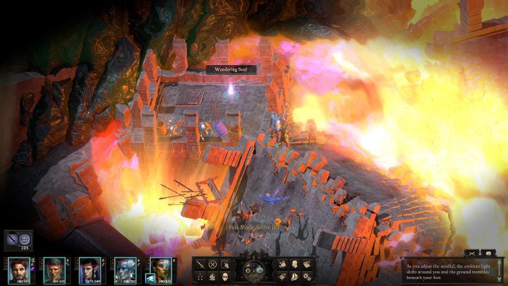 Go back to the light stream - this time turn the sundial towards dusk - Pillars of Eternity 2 Beast of Winter: The Bridge Ablaze - Walkthrough - Beast of Winter: Main Quests - Pillars Of Eternity 2 Deadfire Game Guide