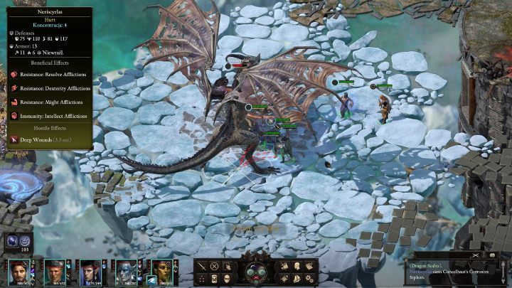 The fight against Neriscyrlas starts shortly after entering the location, so its worth preparing for the battle first - Pillars of Eternity 2 Beast of Winter: Deaths Depthless Dominion - Walkthrough - Beast of Winter: Main Quests - Pillars Of Eternity 2 Deadfire Game Guide