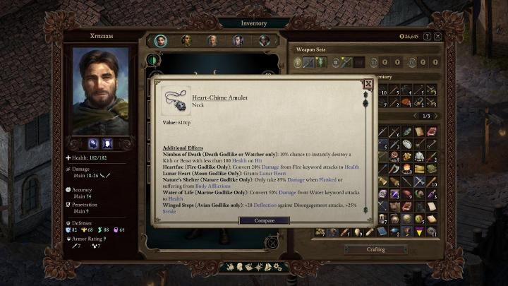 If youve solved the conflict without bloodshed, then after the conversation, you will automatically move with Giacola outside - Pillars Of Eternity 2: The Man of Chimes - Palleginas quest walkthrough - Pillars Of Eternity 2: Companion quests - Pillars Of Eternity 2 Deadfire Game Guide