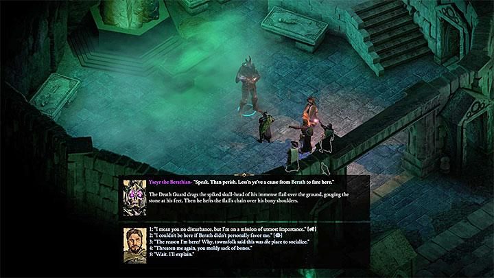 Furrante would like to obtain information about Lucii Rivan and this is tantamount to the need to visit the Hanging Sepulchers in the Sacred Stair in Neketaka (M31) - Pillars Of Eternity 2: Side tasks in Dunnage - Walkthrough - Pillars Of Eternity 2: Side Quests Dunnage - Pillars Of Eternity 2 Deadfire Game Guide