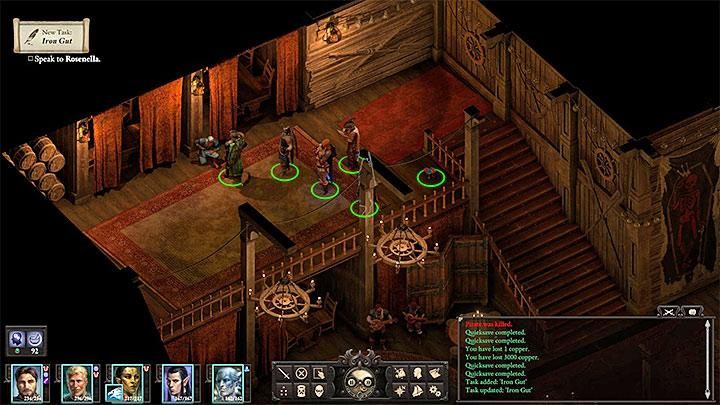 Pietro stays at the Kings Coffin inn (M36,4) and needs help in expelling the swallowed jewel from the body - Pillars Of Eternity 2: Side tasks in Dunnage - Walkthrough - Pillars Of Eternity 2: Side Quests Dunnage - Pillars Of Eternity 2 Deadfire Game Guide