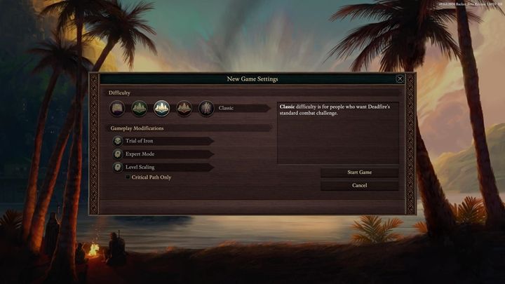In the game, there are five difficulty levels - Pillars of Eternity 2: Choosing the difficulty level - Pillars Of Eternity 2: Basics - Pillars Of Eternity 2 Deadfire Game Guide