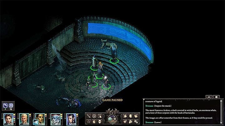 You can start solving the puzzle after reaching the room with the painting, in the north-western part of the dungeon (M39,8) - Pillars Of Eternity 2: How to solve the painting puzzle in Cignath Mór ruins? - Pillars Of Eternity 2: FAQ - Pillars Of Eternity 2 Deadfire Game Guide