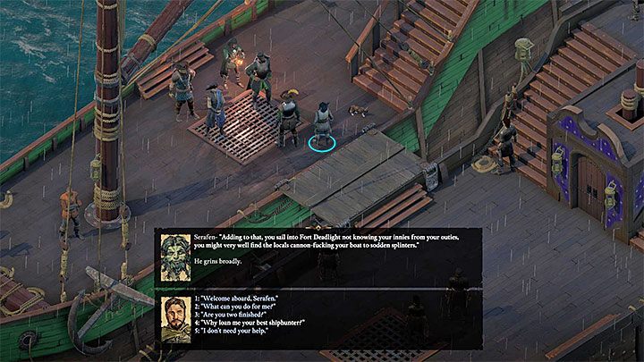 Serafen can join your party right after leaving the first island - Pillars Of Eternity 2: How to quickly assemble the party? - Pillars Of Eternity 2: FAQ - Pillars Of Eternity 2 Deadfire Game Guide