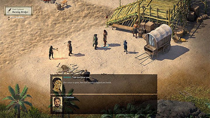 The other way is to meet Mokeha herself - Pillars Of Eternity 2: Side Quests in Maje Island - Walkthrough - Pillars Of Eternity 2: Quests Island Maje - Pillars Of Eternity 2 Deadfire Game Guide