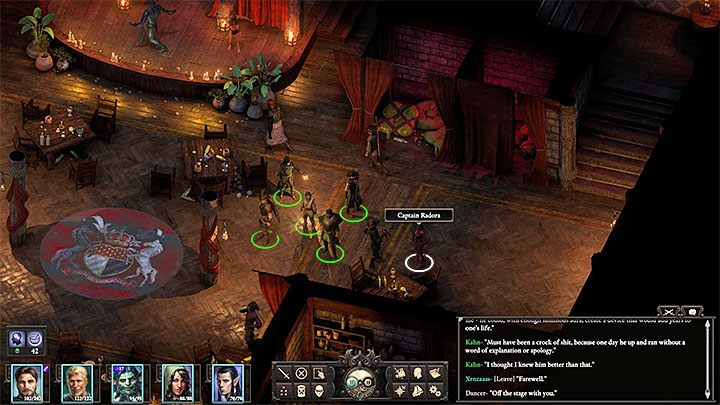 Zamar (M11,2) will inform you that Captain Radora is overdue with money - Pillars Of Eternity 2: Side quests in Neketaka - Walkthrough - Pillars Of Eternity 2: Quests Neketaka Island - Pillars Of Eternity 2 Deadfire Game Guide
