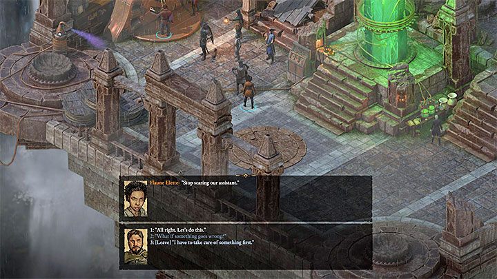 Flaune Elette can be found on the rooftop of the Spire of the Soul-Seers (M14,4) - enter the building and find the stairs that lead to the top - Pillars Of Eternity 2: Side quests in Neketaka - Walkthrough - Pillars Of Eternity 2: Quests Neketaka Island - Pillars Of Eternity 2 Deadfire Game Guide
