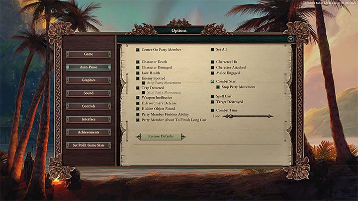 Pause is an integral part of almost every battle in Pillars of Eternity 2 Deadfire - Pillars of Eternity 2: Beginners Guide - Pillars Of Eternity 2: Basics - Pillars Of Eternity 2 Deadfire Game Guide