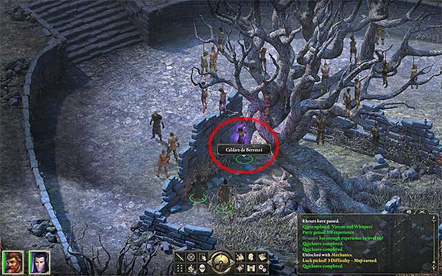 The spirit that you need to touch to - Visions and Whispers - Main quest | Pillars of Eternity - Cilant Lis - Pillars of Eternity Game Guide & Walkthrough