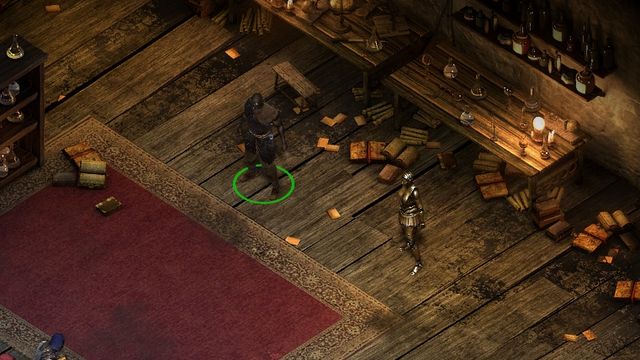 When talking with Galvino, dont forget about adding Devil of Caroc to your party. - The Recluse of the White March | Pillars of Eternity The White March - Stalwart Village - Pillars of Eternity Game Guide & Walkthrough