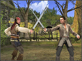 Start off by going left - Mission 6 - part 2 - Mission 6 - Isla Cruces - Pirates of the Caribbean: At Worlds End - Game Guide and Walkthrough