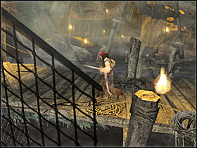 You are going to be attacked by a small group of mercenaries on your way to the gate - Mission 11 - part 3 - Mission 11 - Shipwreck City - Pirates of the Caribbean: At Worlds End - Game Guide and Walkthrough