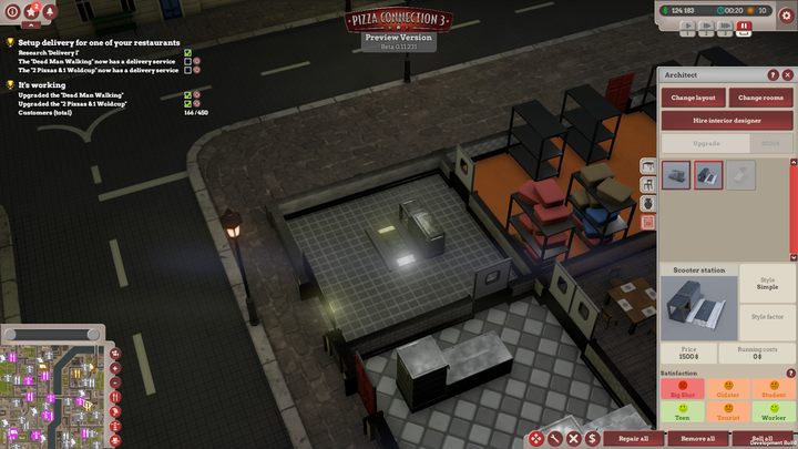 One of the objectives is to increase your restaurants levels - Black pudding instead of pizza! | Main missions in Pizza Connection 3 - Main missions - Pizza Connection 3 Game Guide