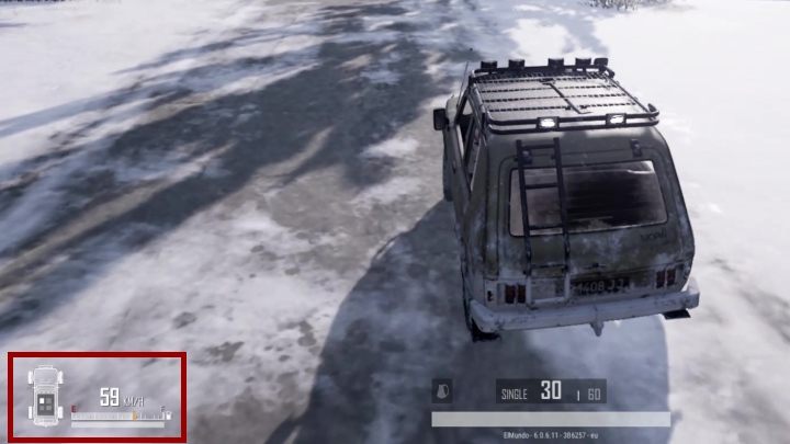 You can control the parameters of the controlled car on-the-fly. - Vehicles in PUBG - Tips for a good start - PUBG Guide