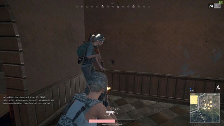 An enemy hit with a flash bang, completely exposed. - Grenades in PUBG - Weapons - PUBG Guide