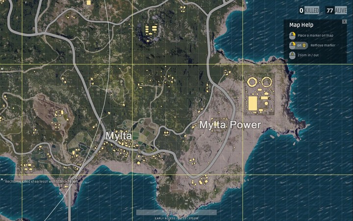 Mylta does not have much to offer - Maps in PUBG - The Course of The Game - PUBG Guide