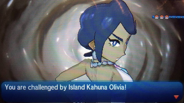 Kahuna Olivia is a pretty tough enemy, despite appearances - Route 5, Digletts Tunnel, Route 9 and Memorial Hill | Walkthrough - Game walkthrough - Pokemon Moon Game Guide
