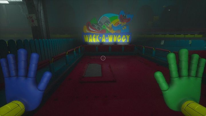 Pulling the second lever on the mechanism will open the passage to Wack-A-Wuggy - Poppy Playtime: Wack-A-Wuggy - walkthrough - Chapter 2 - Poppy Playtime Guide, Walkthrough