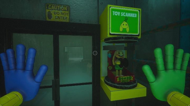 The next step is to move the platform 180 degrees so that it leads to the right - Poppy Playtime: Mommy Long Legs - walkthrough - Chapter 2 - Poppy Playtime Guide, Walkthrough