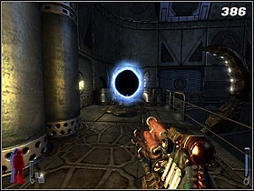 After a short flight youll reach a small chamber with a landing site in it (#385) - Prey 2006: Center of Gravity - Prey 2006: Walkthrough - Prey (2006) Game Guide & Walkthrough
