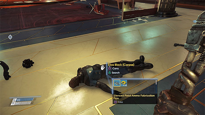 Silenced Pistol Ammo Fabrication Plan (9mm) can also be acquired during your first visit in Talos I Lobby - Where can you find shotgun and pistol ammo plans? | FAQ - FAQ †Frequently Asked Questions - Prey Game Guide