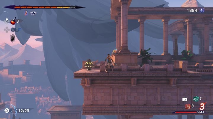 Southwestern part of the region - Prince of Persia The Lost Crown: All Spirited Sand Jars (Prophecies) - Secrets and Collectibles - Prince of Persia The Lost Crown Guide