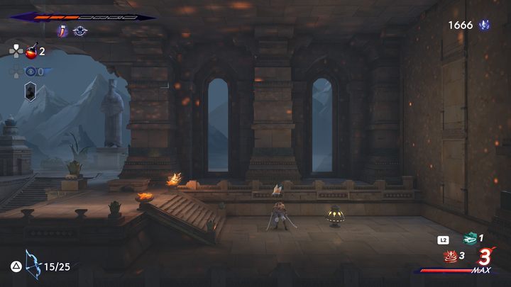 You can access this part of the zone only after unlocking the Fabric of Time ability - Prince of Persia The Lost Crown: All Spirited Sand Jars (Prophecies) - Secrets and Collectibles - Prince of Persia The Lost Crown Guide