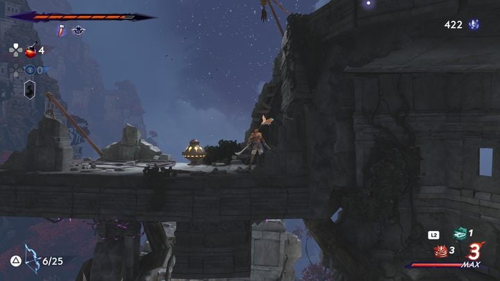 At the top of the lighthouse, after completing a longer platforming section that requires late-game abilities - Prince of Persia The Lost Crown: All Spirited Sand Jars (Prophecies) - Secrets and Collectibles - Prince of Persia The Lost Crown Guide