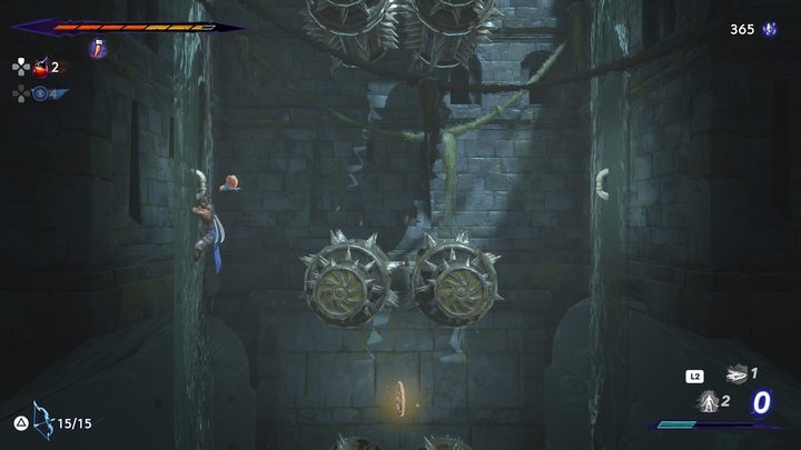 Above steep ramps in the central part of the region - Prince of Persia The Lost Crown: All Xerxes coins - Secrets and Collectibles - Prince of Persia The Lost Crown Guide