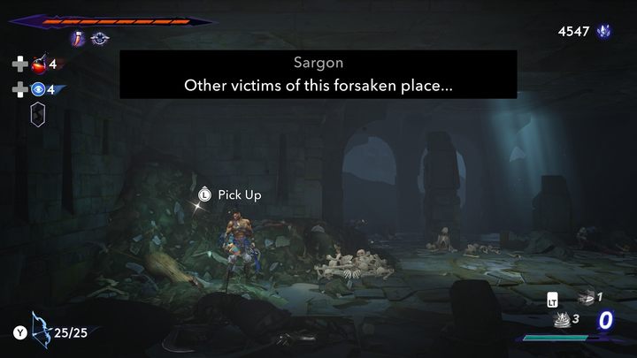 Western border of the region - Prince of Persia The Lost Crown: All Lore Items - Secrets and Collectibles - Prince of Persia The Lost Crown Guide