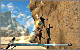When you leave the canyon, you have to face your enemies for the last time - The Prologue - part 1 - Walkthrough - Prince of Persia - Game Guide and Walkthrough