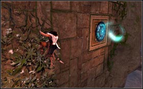 There is a Power Disk with the Hand of Ormazd on one of the walls of the main room - City of Light - City Gate - Light Seeds - City of Light - Prince of Persia - Game Guide and Walkthrough