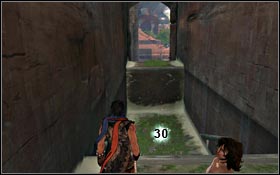 To collect 28 and 29 jump off the platform presented on the first picture - Ruined Citadel - Martyr's Tower - Light Seeds - Ruined Citadel - Prince of Persia - Game Guide and Walkthrough