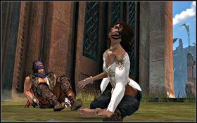 ...and use other powers to get out of endangered area - Ruined Citadel - Hunter's Lair - Ruined Citadel - Prince of Persia - Game Guide and Walkthrough