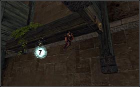 Collect Light Seeds from the place of the battle, then start sliding down on wooden footbridges - City of Light - Queen's Tower - Light Seeds - City of Light - Prince of Persia - Game Guide and Walkthrough