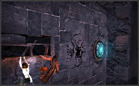 Jump to a blue Power Plate from a wooden platform again - City of Light - City of Light - City of Light - Prince of Persia - Game Guide and Walkthrough