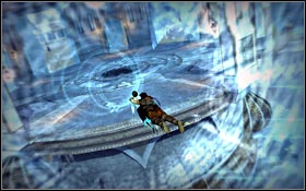 After her escape jump onto the yellow Power Plate and you will be moved to the third floor - Royal Palace - Palace Rooms - Royal Palace - Prince of Persia - Game Guide and Walkthrough