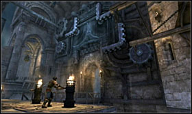 You need to closes the fortress' gate - Walkthrough - Fortress Gates - Walkthrough - Prince of Persia: The Forgotten Sands - Game Guide and Walkthrough