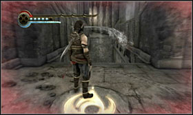Stand on the switch and freeze time - Walkthrough - Fortress Gates - Walkthrough - Prince of Persia: The Forgotten Sands - Game Guide and Walkthrough