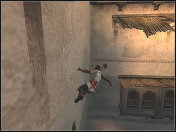 Leave the room outside the building - Harbor District - Walkthrough - Prince of Persia: The Two Thrones - Game Guide and Walkthrough