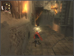 Nothing to hide - the building you have just come in, is the complete ruin - The Lower City - Walkthrough - Prince of Persia: The Two Thrones - Game Guide and Walkthrough